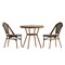 Flash Furniture Bordeaux French Bistro 31.5in. Table, Black and White PE Rattan, Glass Top w/2 Stack Chairs SDA-AD641012-80-2001-BKWH-NAT-GG - alternate 10